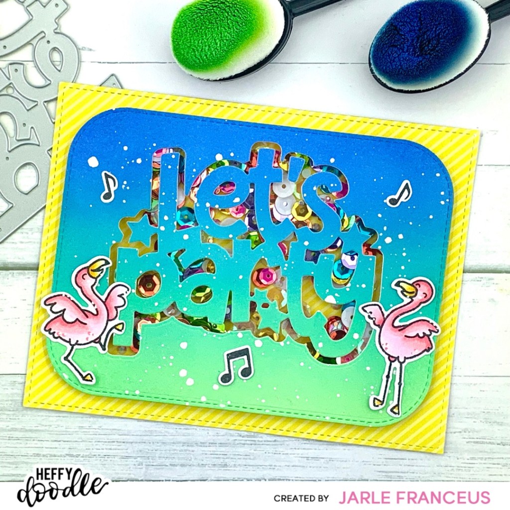 Shaker Birthday Card (Heffy&nbsp;Doodle)