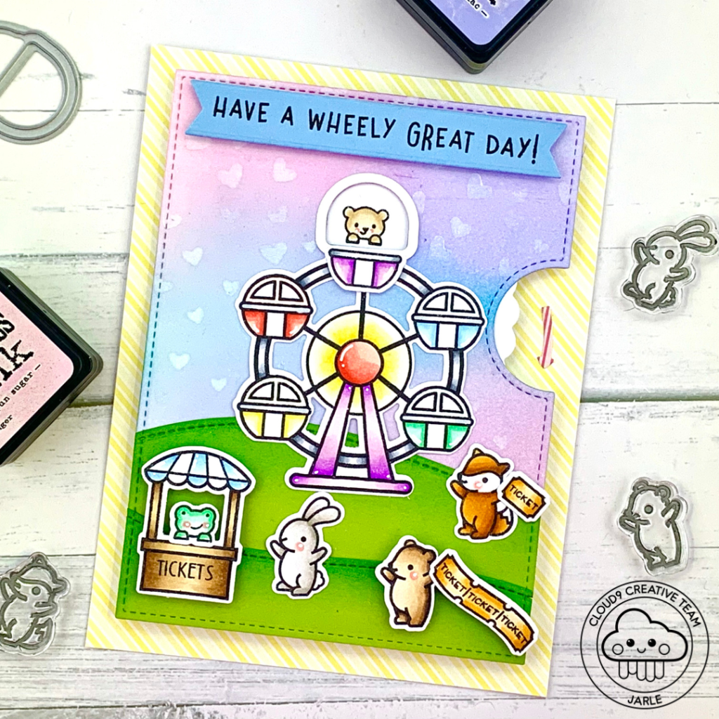 Interactive Wheely Great Day card (Cloud9&nbsp;Crafts)