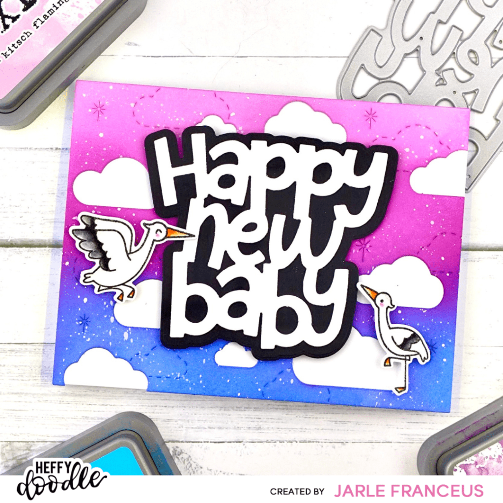 Ink Blending For A Baby Card (Heffy&nbsp;Doodle)