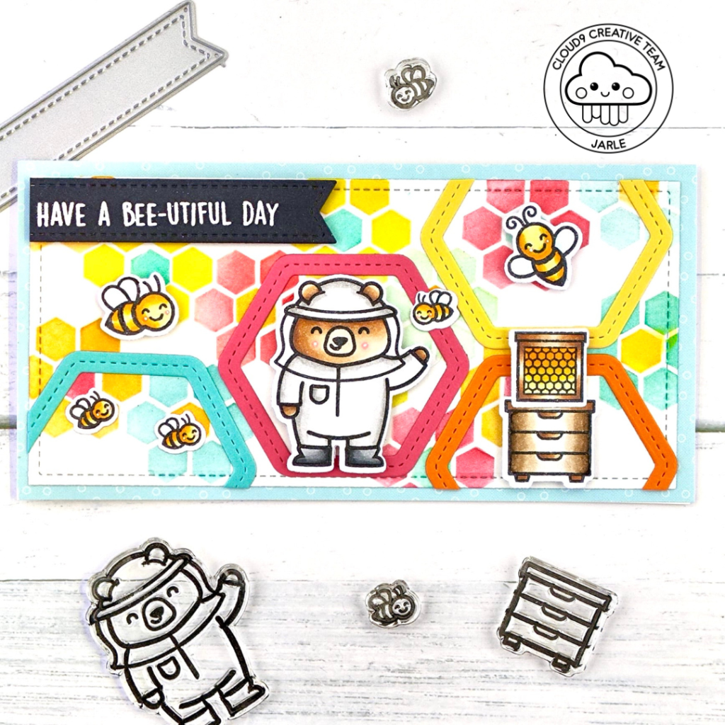 Rainbow Honeycomb Patterns