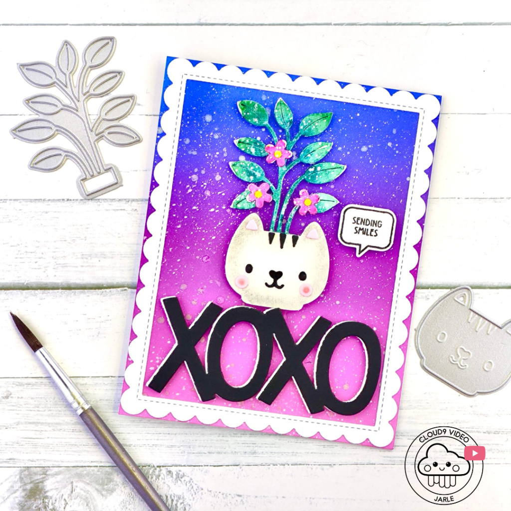 Watercolored Die Cuts